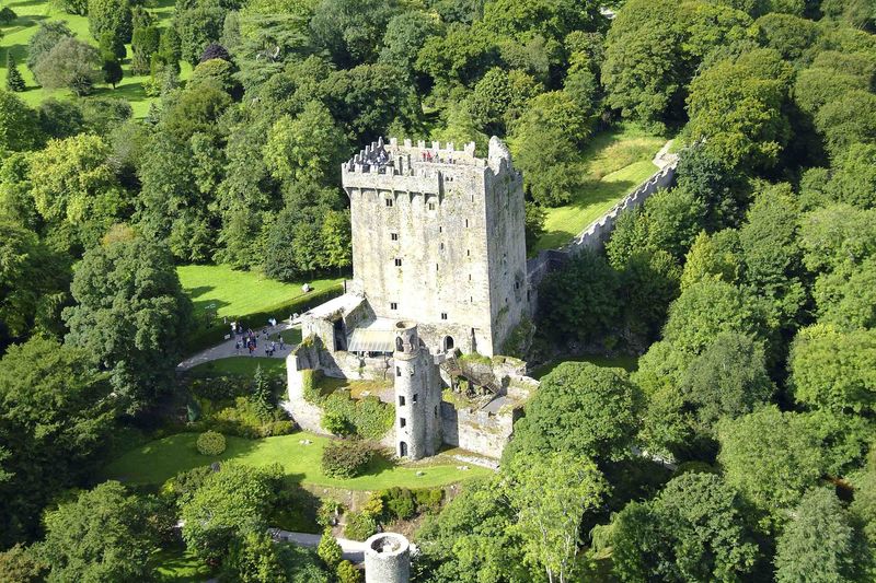 The Blarney Castle in County Cork, arguably the best castle in Cork.