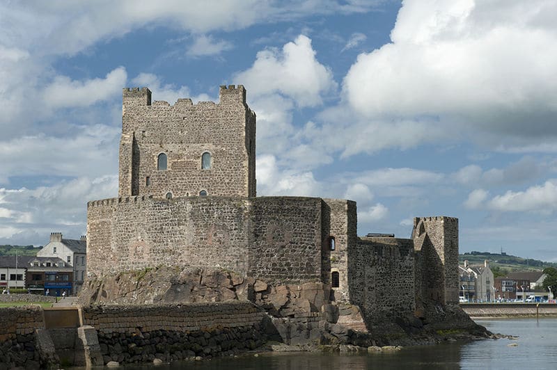 The Carrickfergus Castle, another of the best castles in Ireland. 