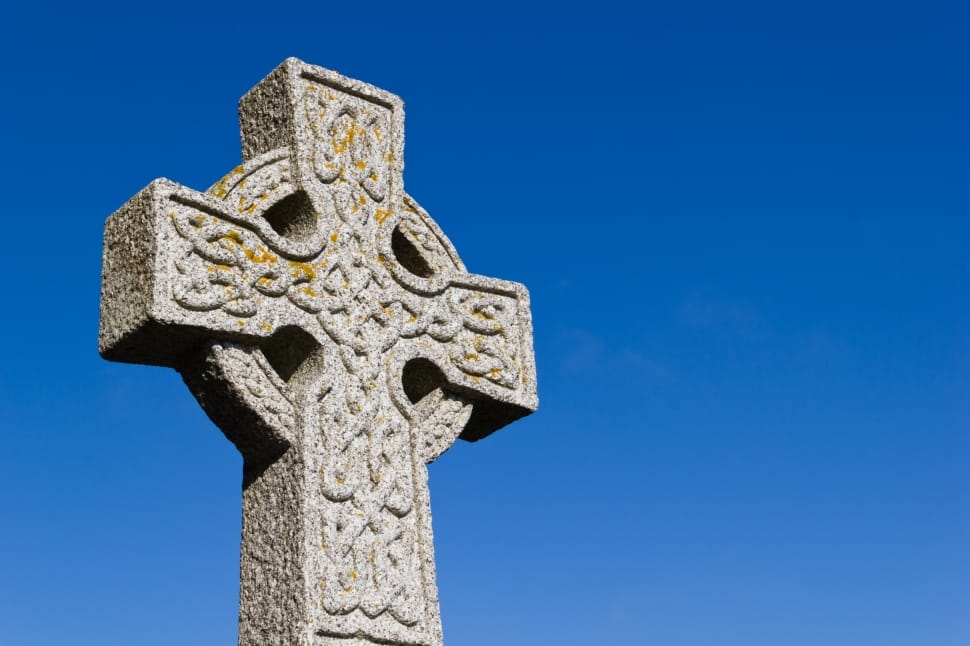 Irish Celtic cross. 