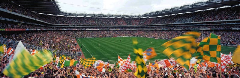 Watching a game of hurling or football in Croke Park is one of the best things to do in Ireland. 