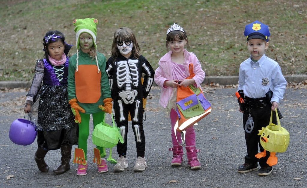 The costumes is one of the things you'll remember if you went trick or treating in Ireland.
