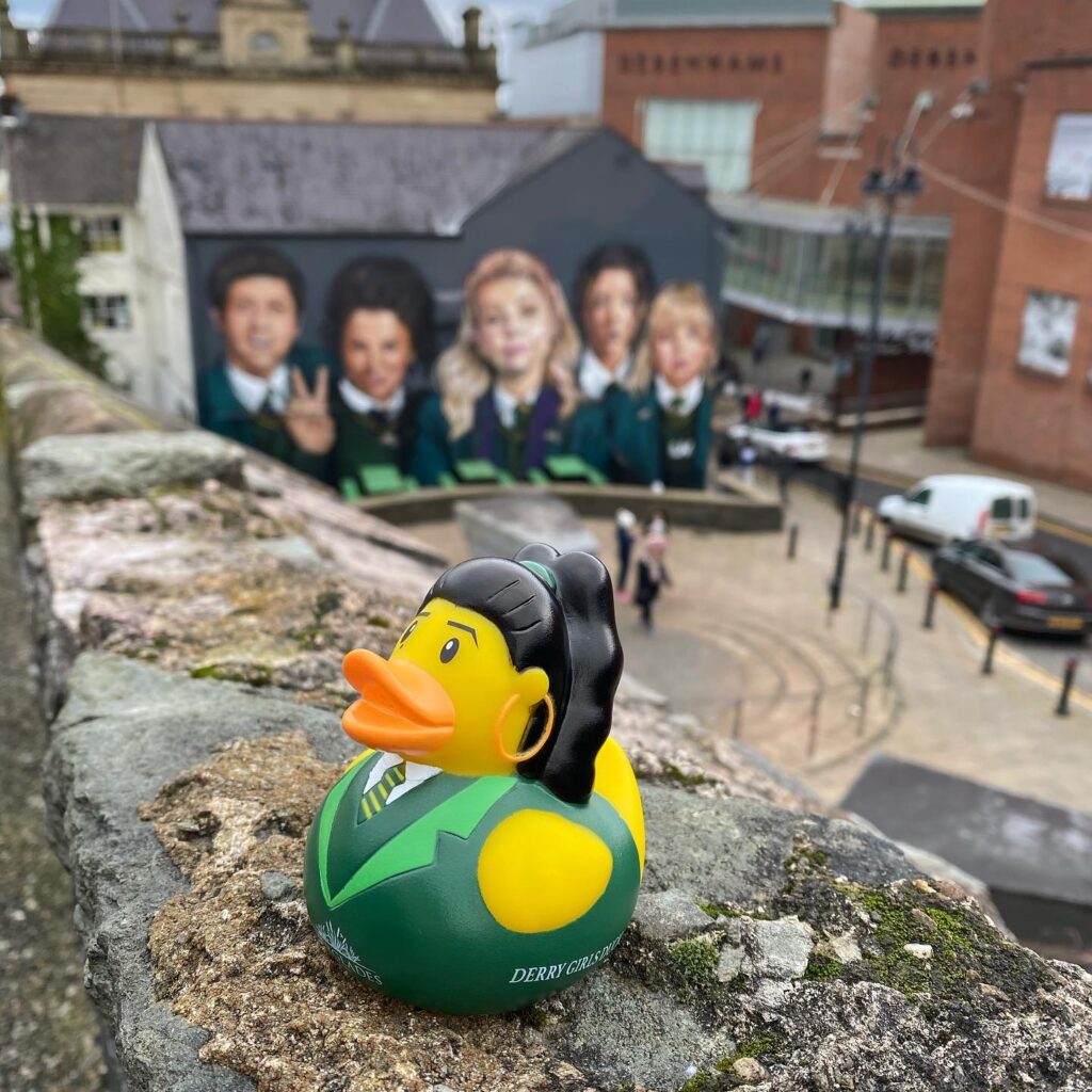 You will even get your very own Hastings Hotel Michelle duck to take home on the Derry Girls tour.