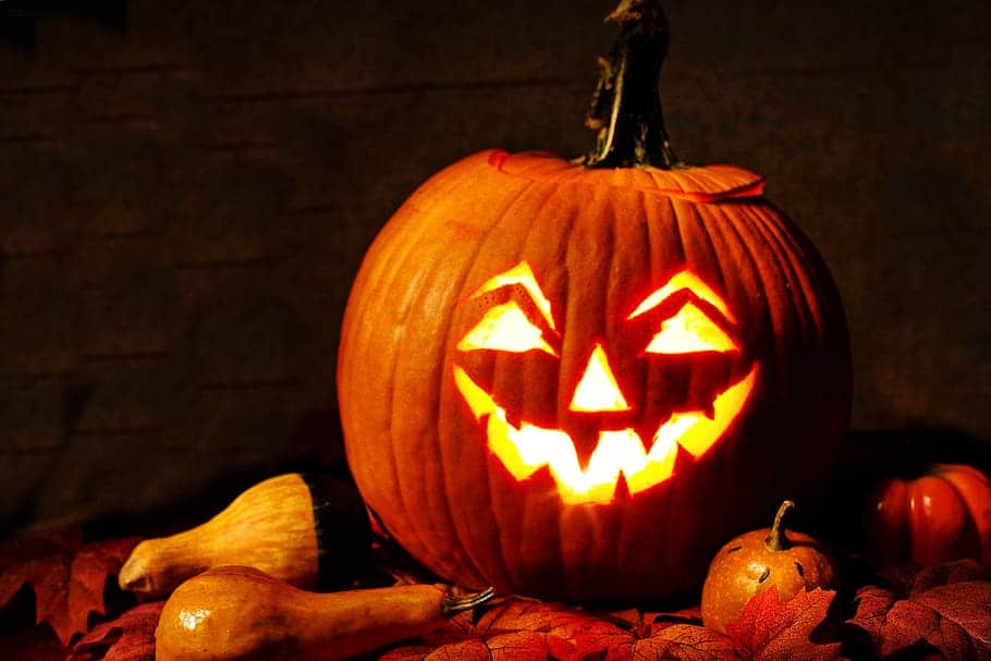 Carving pumpkins is a popular tradition.