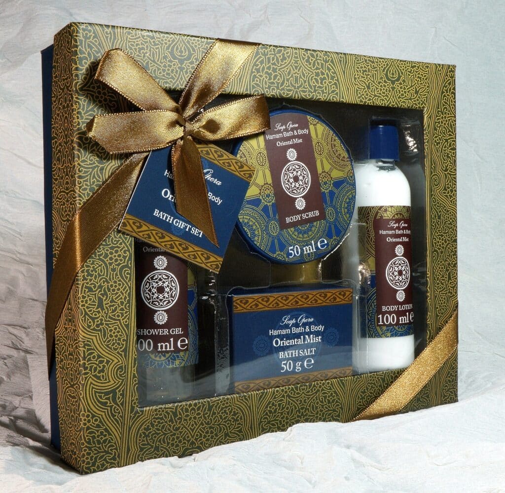 You can't go wrong with a toiletry gift set.