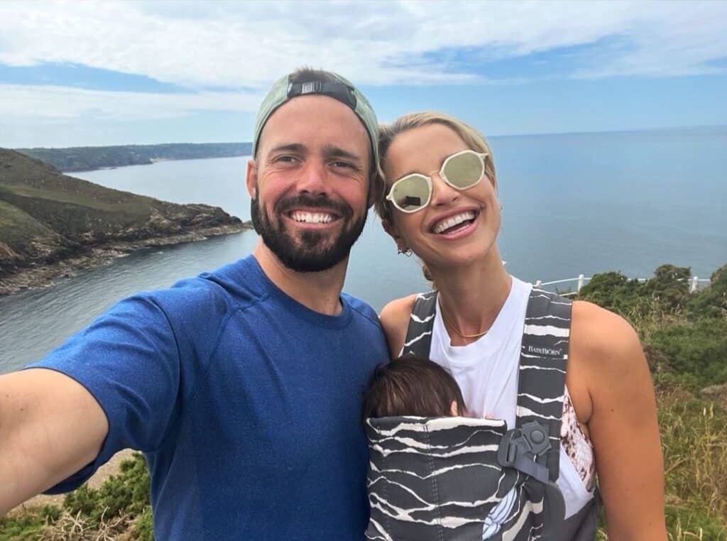 Spencer Matthews and Vogue Williams have made a family together.