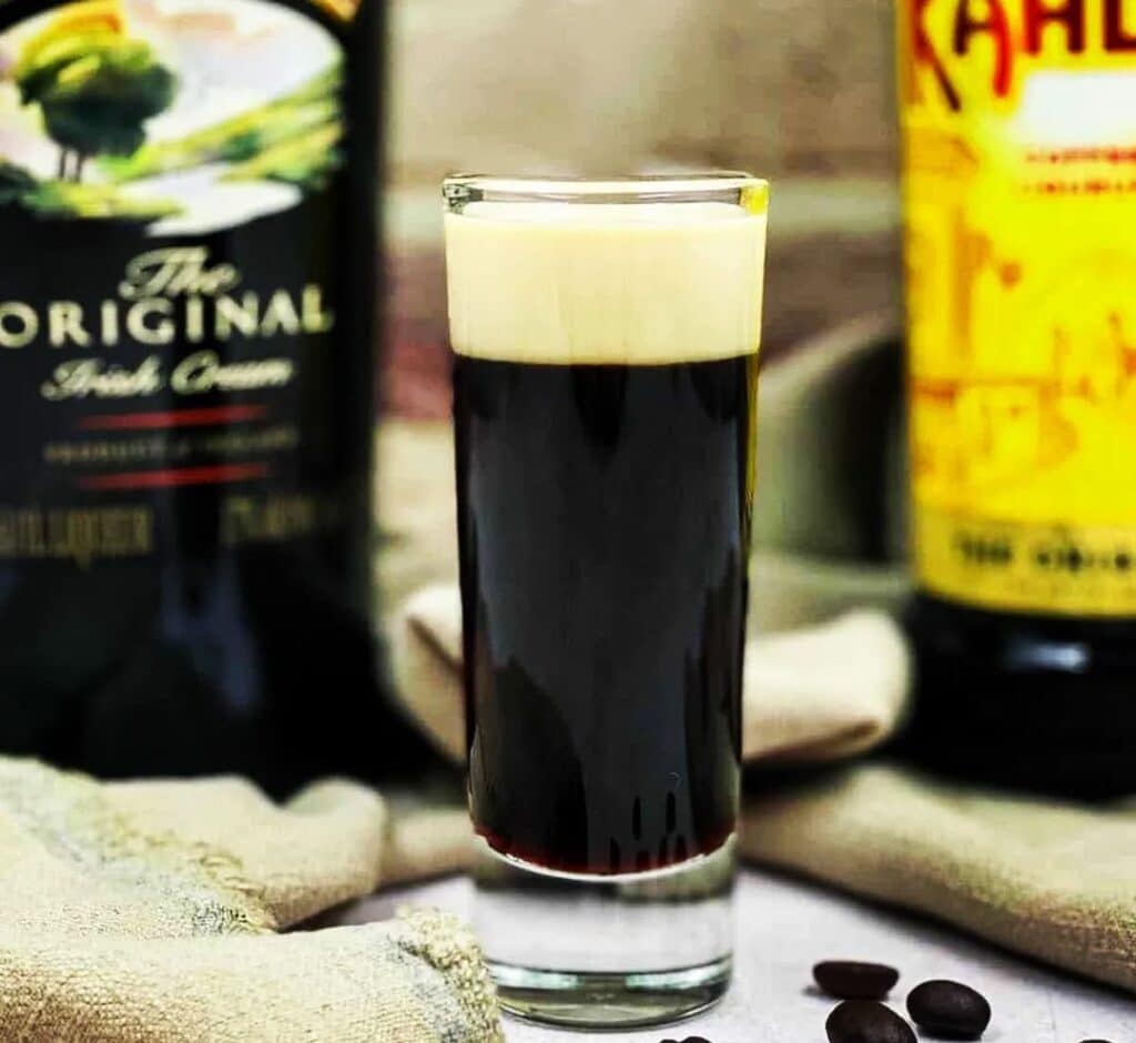The Baby Guinness, a tasty alternative to Irish Breakfast Shots.