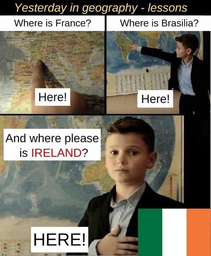 Ireland is in the heart.