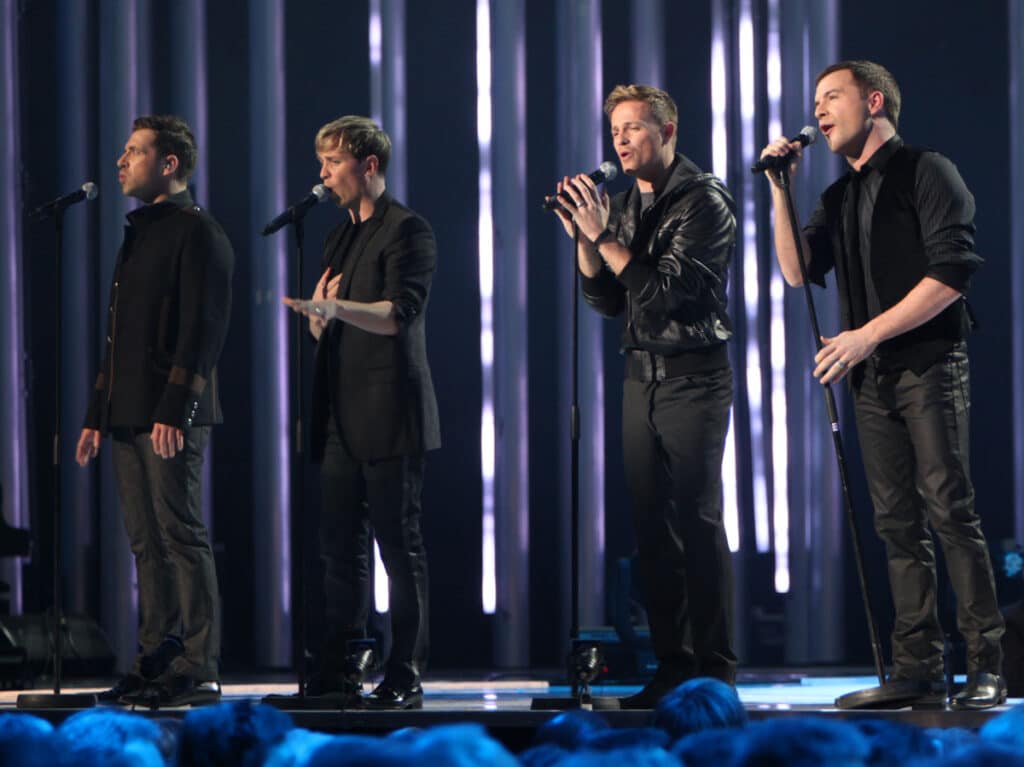 Westlife are another Irish favourite.