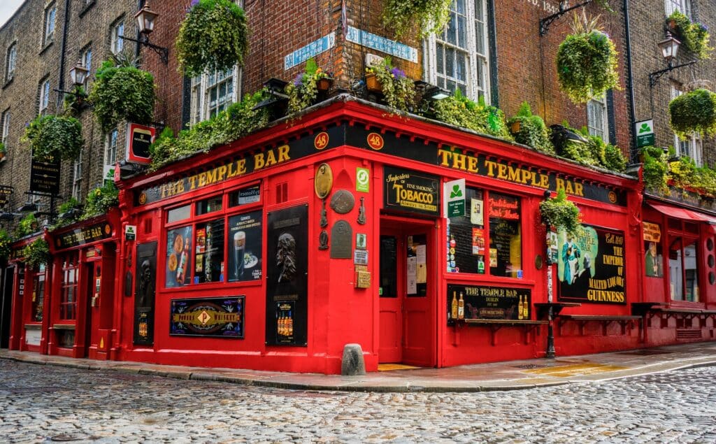 Temple Bar is one reason why south Dublin is better than north.