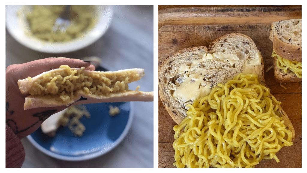 The Super Noodle sandwich is actually great – if you do it right.