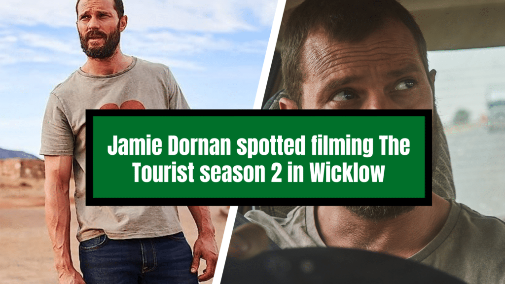 Jamie Dornan spotted filming The Tourist season 2 in Wicklow.