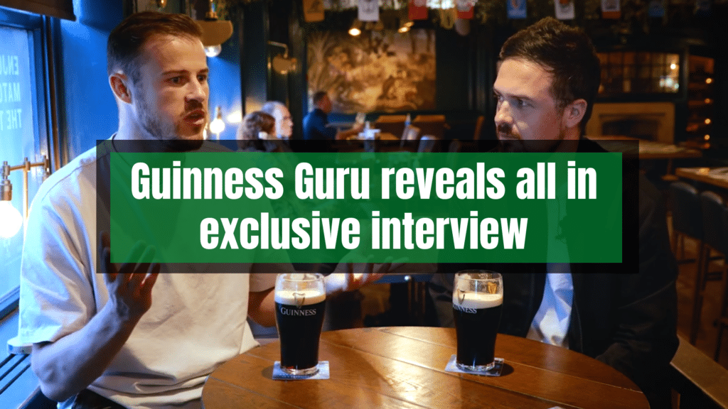 Guinness Guru reveals all in exclusive interview.