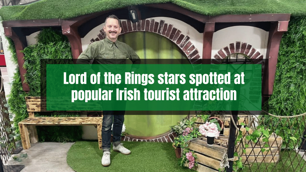 Lord of the Rings stars spotted at popular Irish tourist attraction.