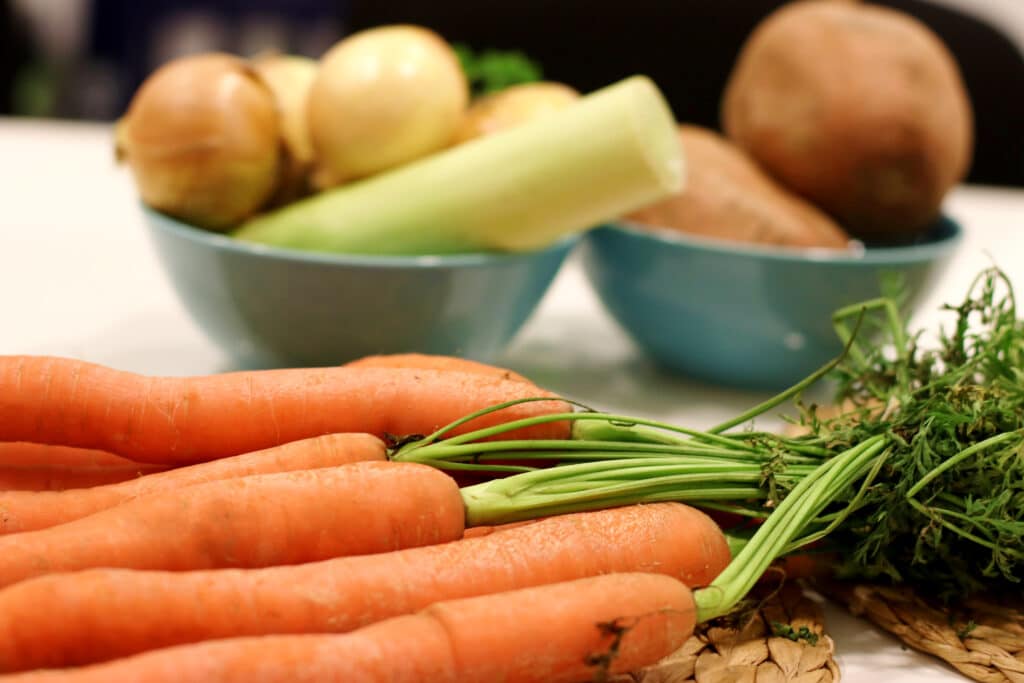 The ingredients you'll need for our Vegan Irish Stew.