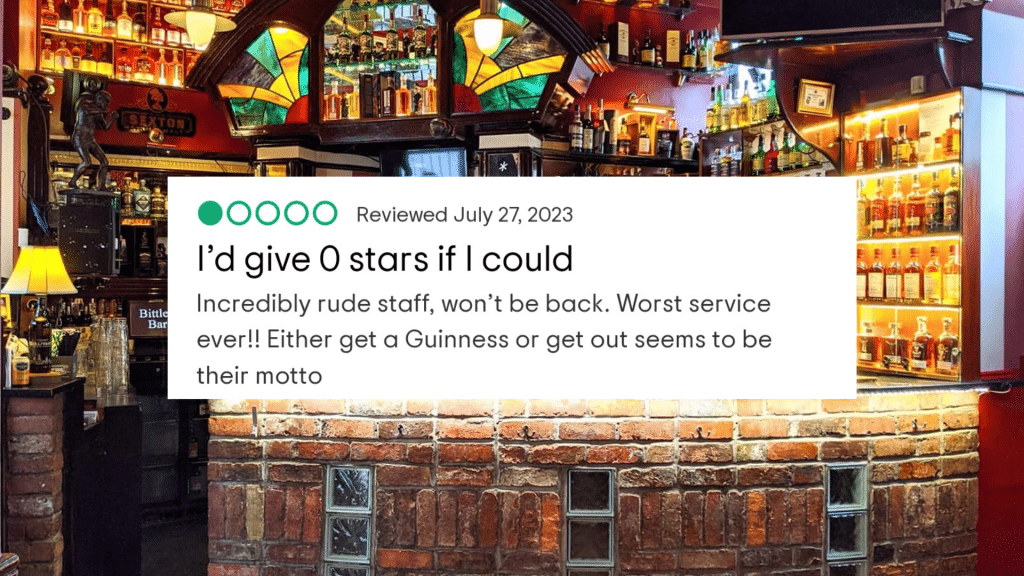 10 NEGATIVE Bittles Bar reviews that are surprisingly FUNNY.