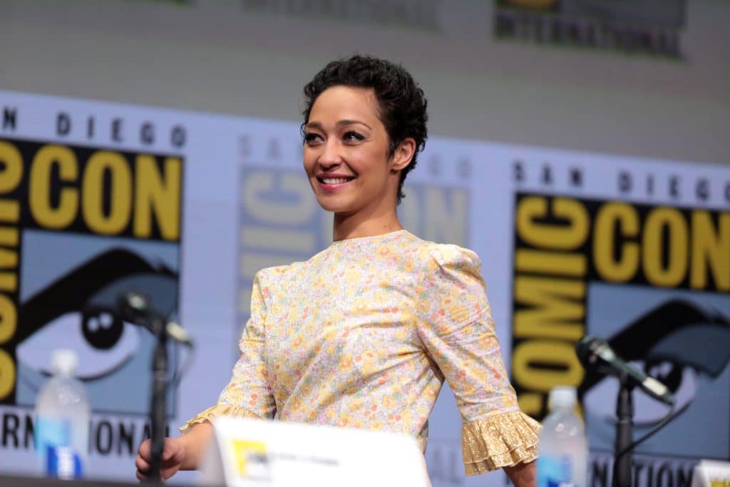 Irish-Ethiopian actress Ruth Negga at Comic Con in San Diego. She is one of the biggest success stories from Love/Hate.