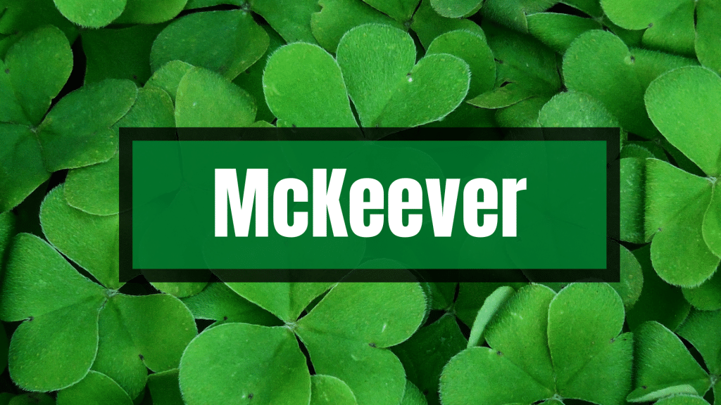 McKeever name.