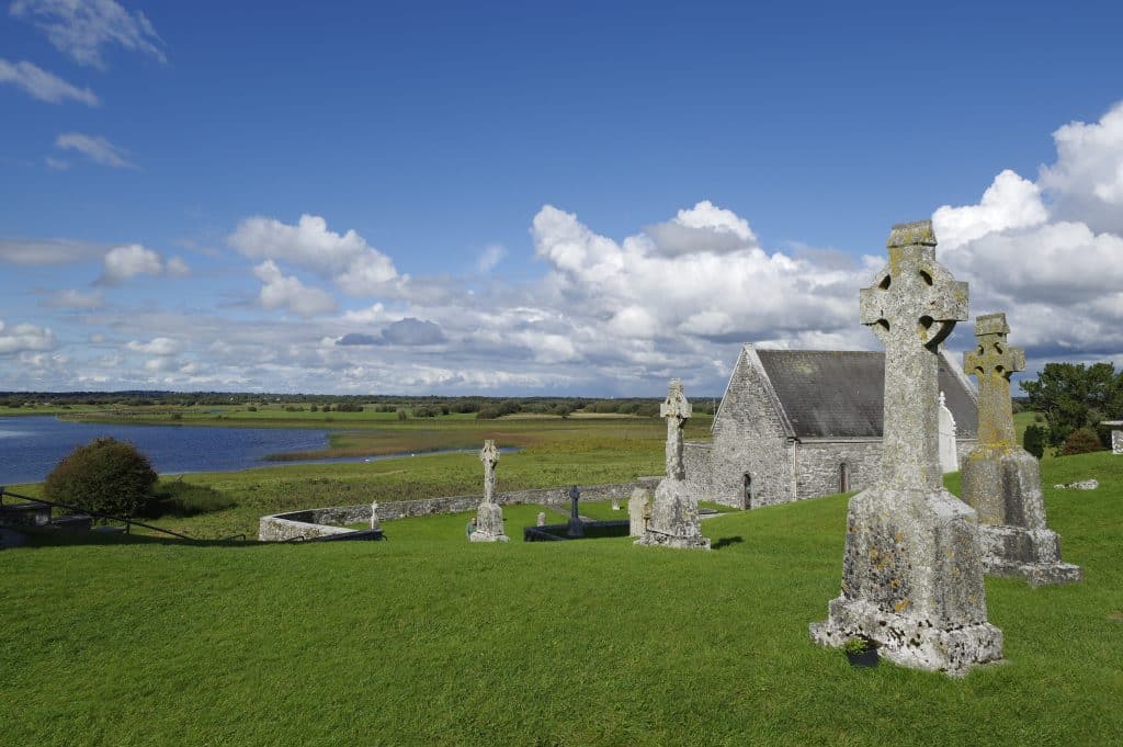 A graveyard in Ireland.
